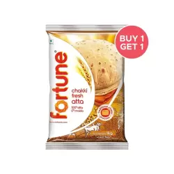 Fortune Chakki Fresh Atta Buy 1 Get 1 Free