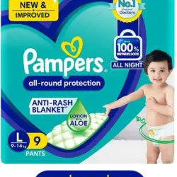 Pampers L 9 Pants