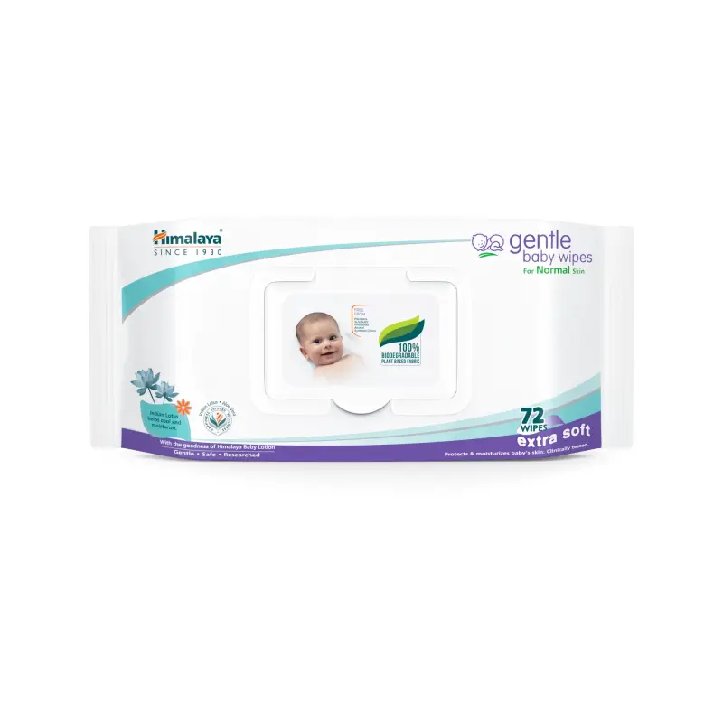 Himalaya Gentle Baby Wipes 72