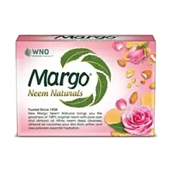 Margo Neem Naturals Almond Oil & Rose Soap