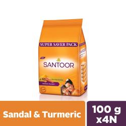 Santoor Sandal & Turmeric Soap Combo