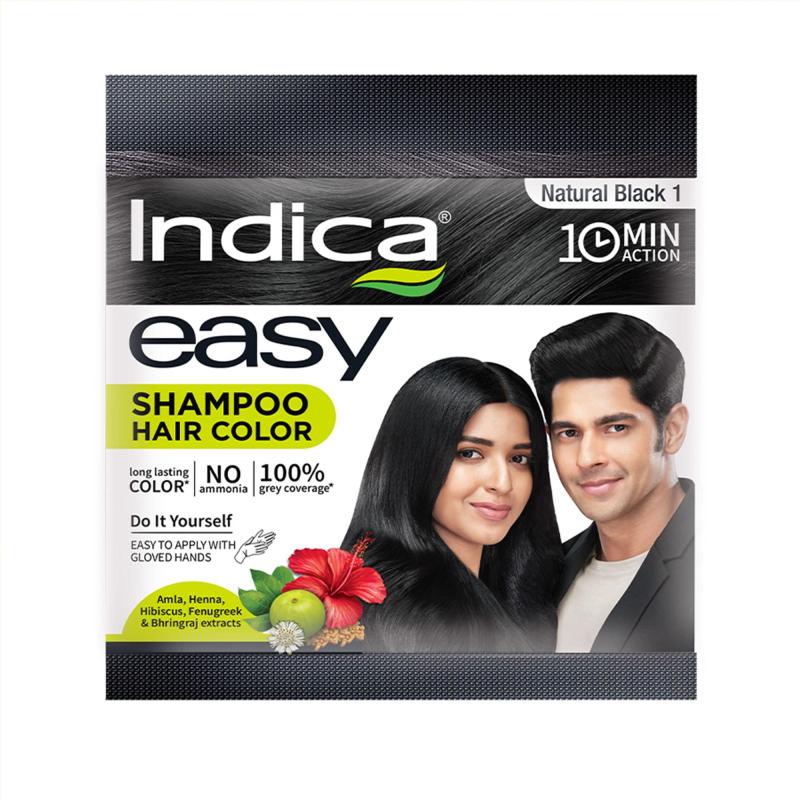 Indica Easy Shampoo Hair Color Black