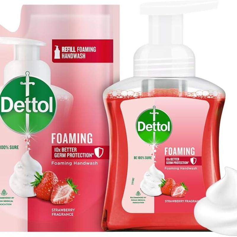 Dettol Foaming Strawberry Handwash