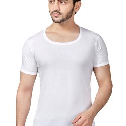 Poomex White Baniyan RNS Mens