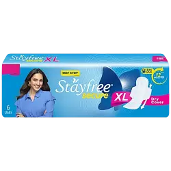 Stayfree Secure Dry Cover XL 6 Pads