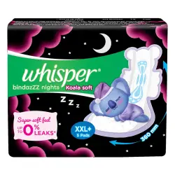 Whisper Bindazz Nights XXL+ 5 Pads