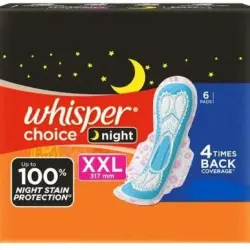 Whisper Choice Night 6 Pads XXL