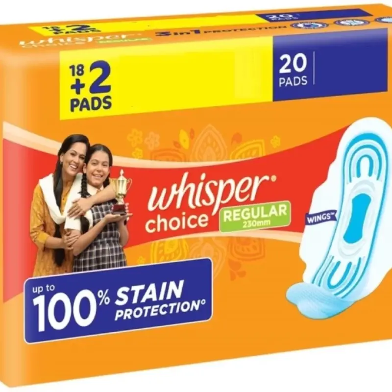 Whisper Choice Regular 20 Pads