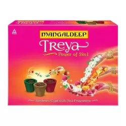 Mangaldeep Treya 3 In 1 Cup Sambrani