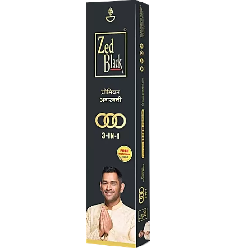 Zed Black 3 In 1 Agarbatti