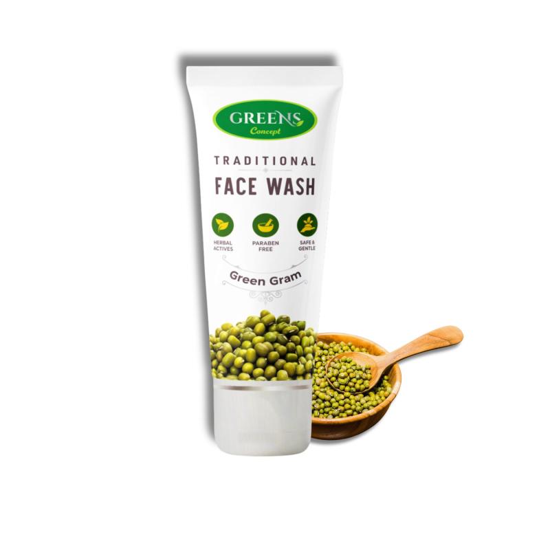 Greens Face Wash Green Gram