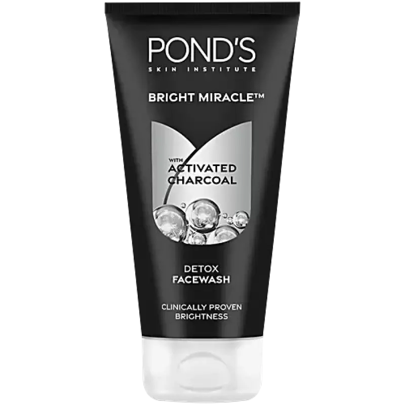 Ponds Bright Miracle Activated Charcoal Detox Facewash